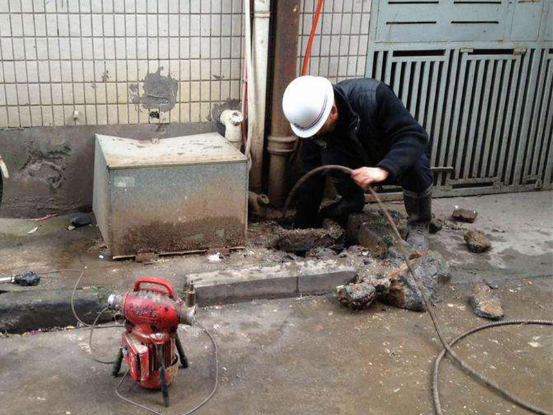 站前疏通下水道-洗菜池疏通